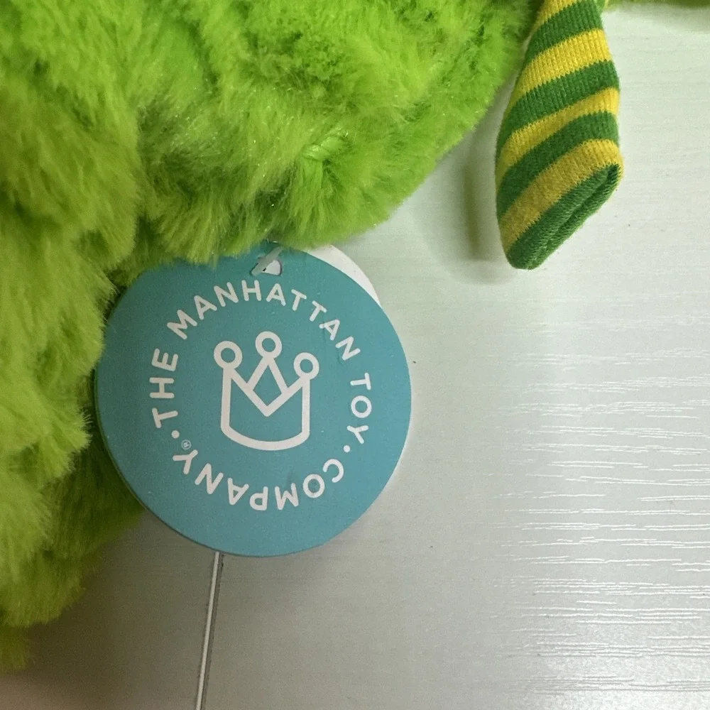 Little Jurassics Stuffed Animals-holiday Brontosaurus Manhattan Toy New